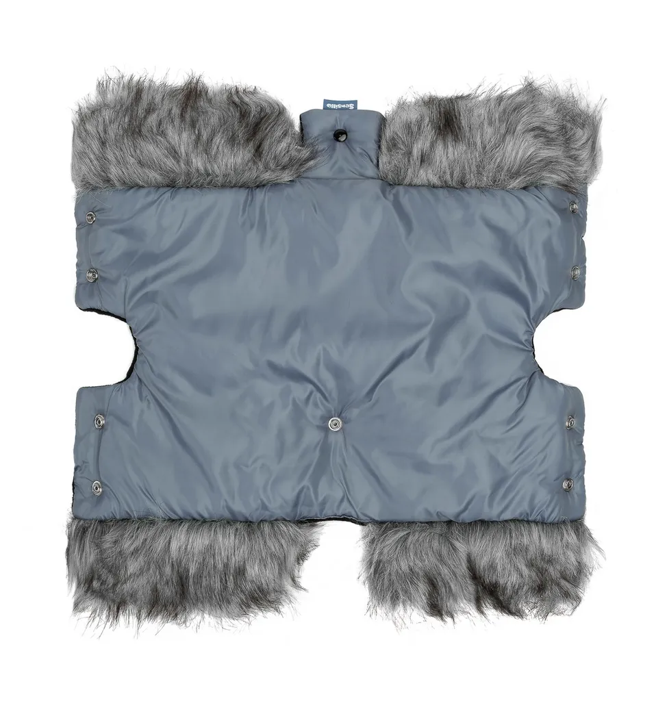 Muffle poussette imperméable et chaud Fuchs-Design coloris graphite