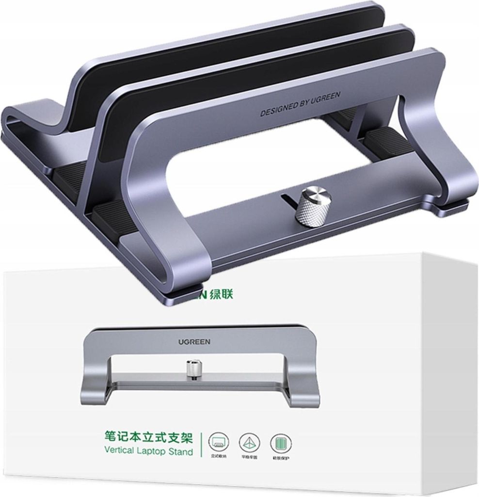 Ugreen 60643, Podstawka na notebooka, Szary, Aluminium, Zdjęcie produktu 