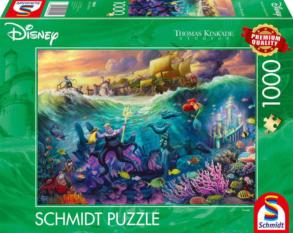 Thomas Kinkade Studios: Disney - Ursula (1000 Teile) Produktbild 