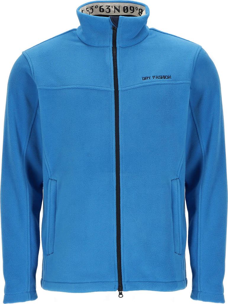 Dry Fashion Herren Fleecejacke Aurich mit Stehkragen - Produktbild 