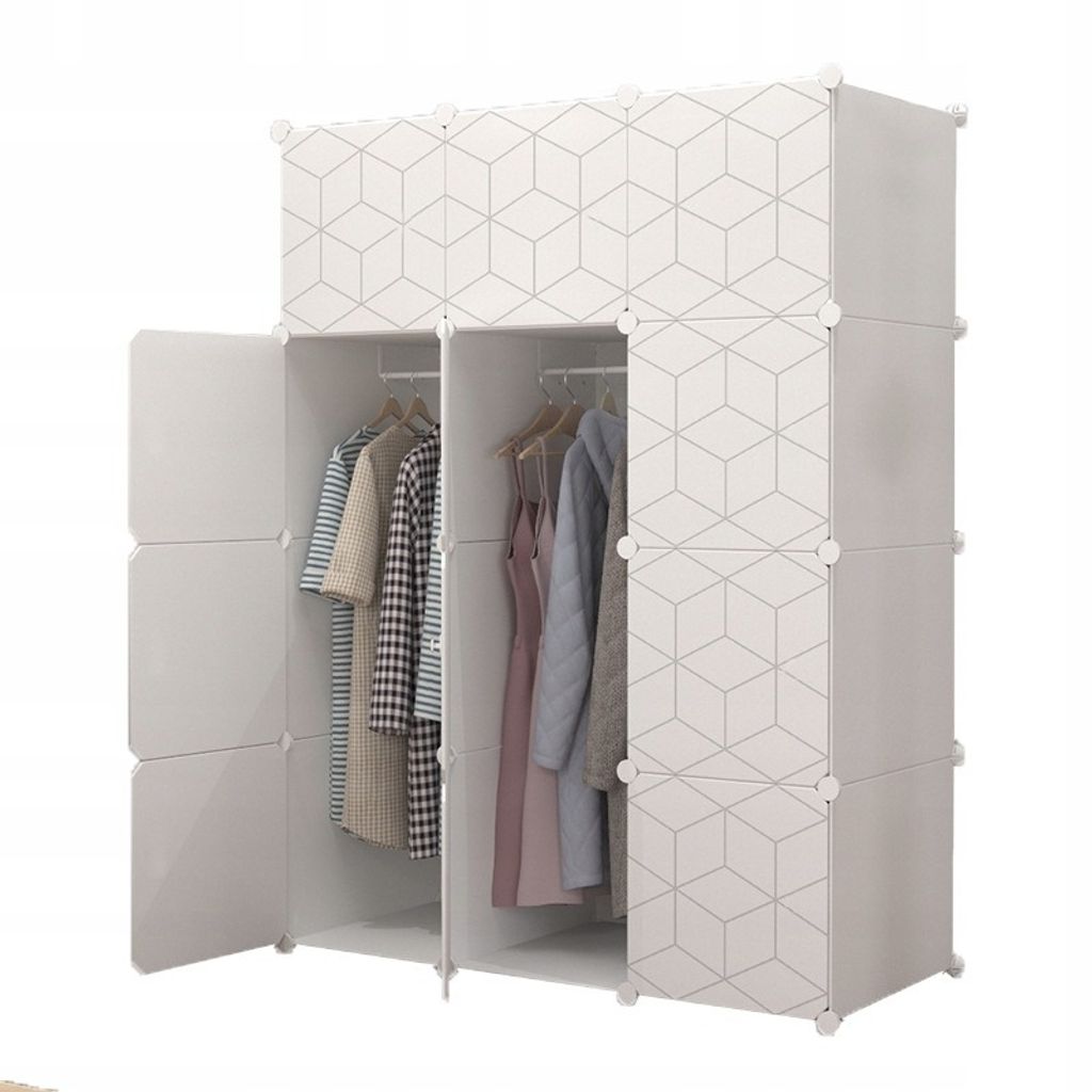 MODULARER KLEIDERSCHRANK GEOMETRISCHER KLEIDERSCHRANK Produktbild 
