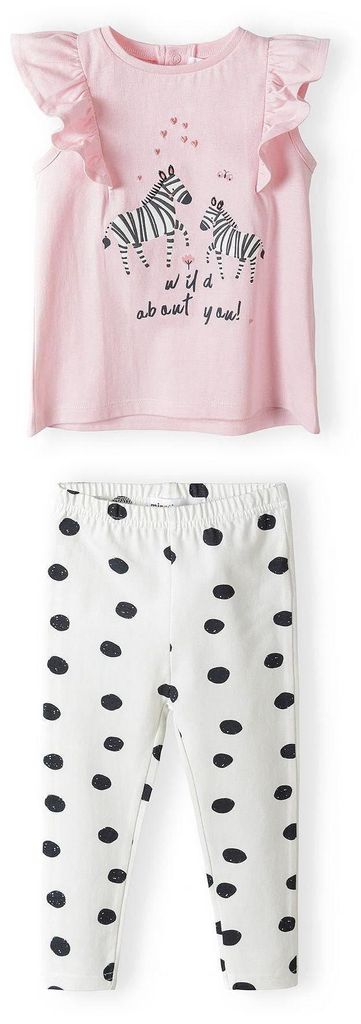 Minoti Leggings Rosa Gr. 92 für Mädchen