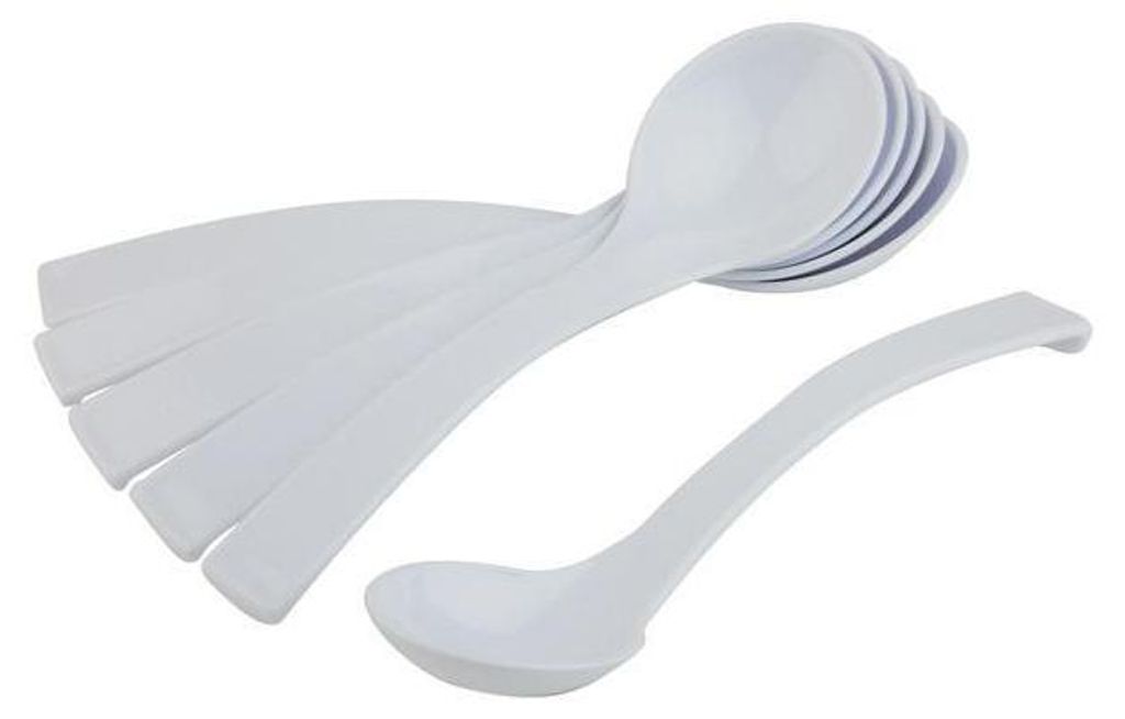 APS 88627 Feinkostlöffel, 6er-Set, Kunststoff (SAN), Ø 6 Produktbild 