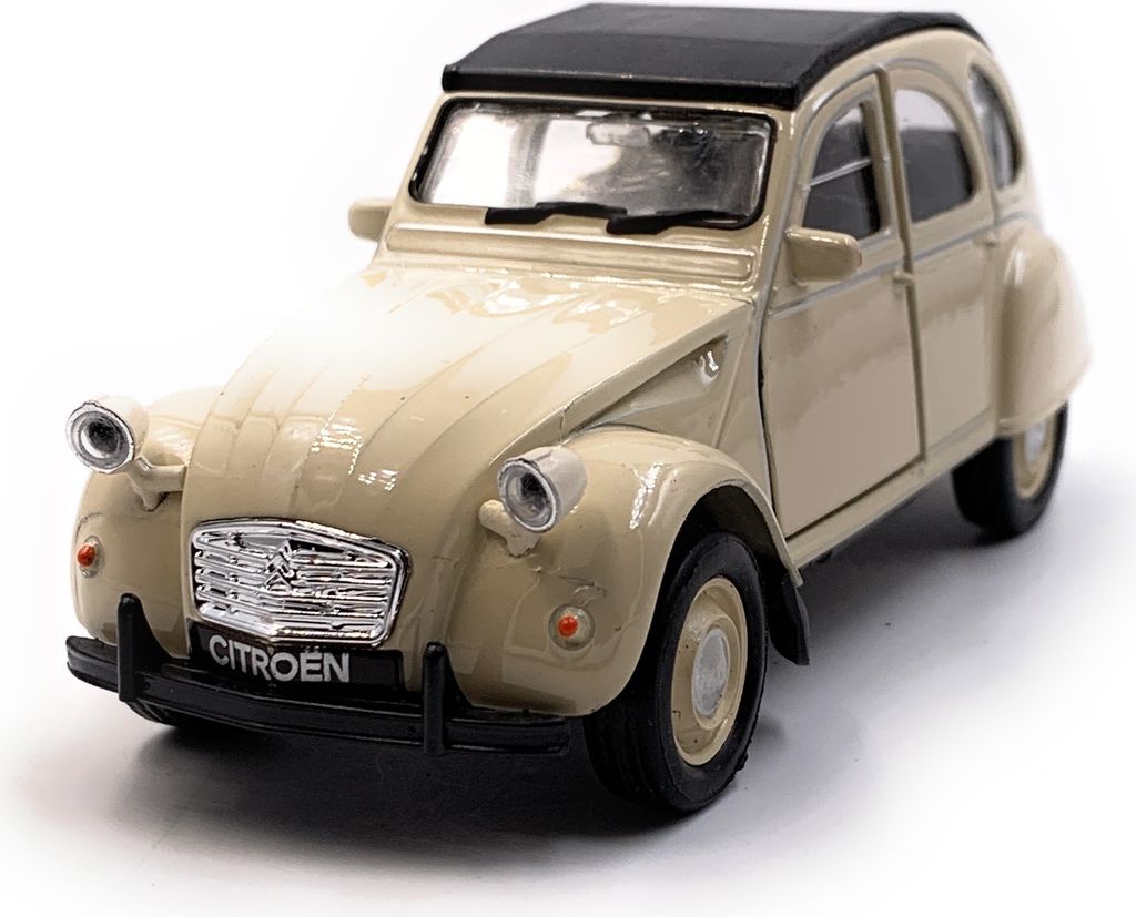Onwomania Citroën 2CV Modellauto in Beige Mst. 1:34