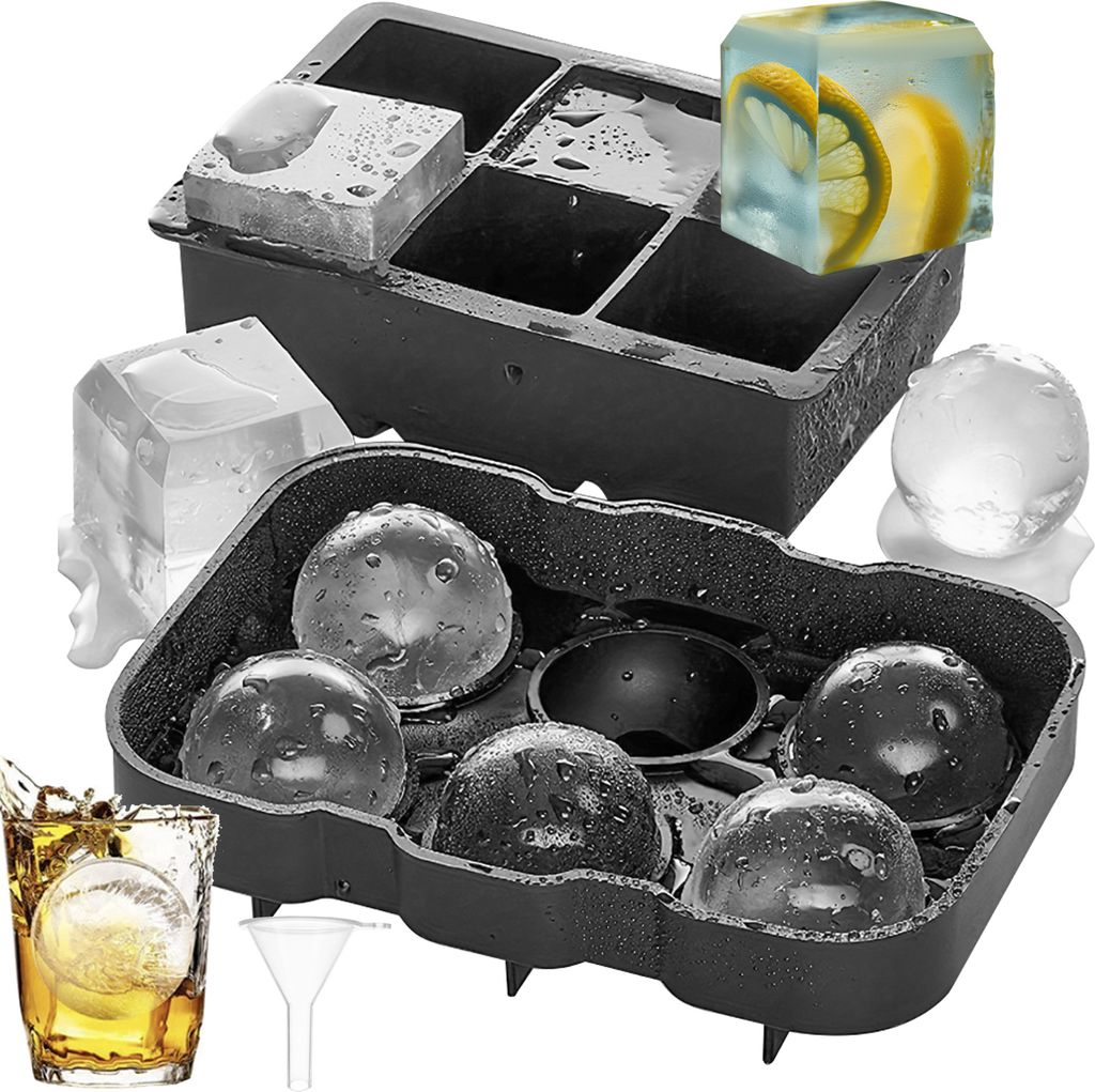 Silikonform 2in1 - Würfel + Kugeln Ruhhy 21270 Produktbild 