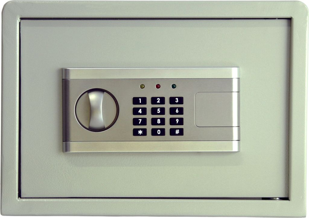 Tresor Safe Elektronischer Möbeltresor Wandtresor Geldschrank Dokumententresor M - C2 silber