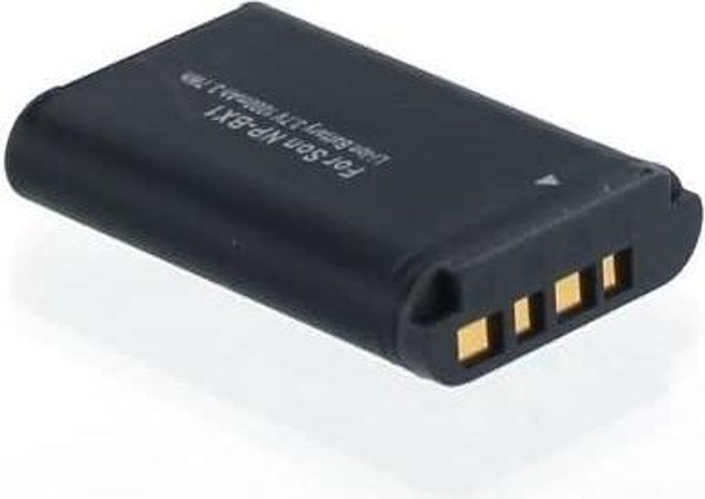 Akku für Sony DSC-RX100 Li-Ion 3,6 Volt 1000 mAh schwarz.