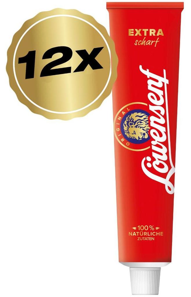 Löwensenf Extra Tube - 12x 200ml Produktbild 