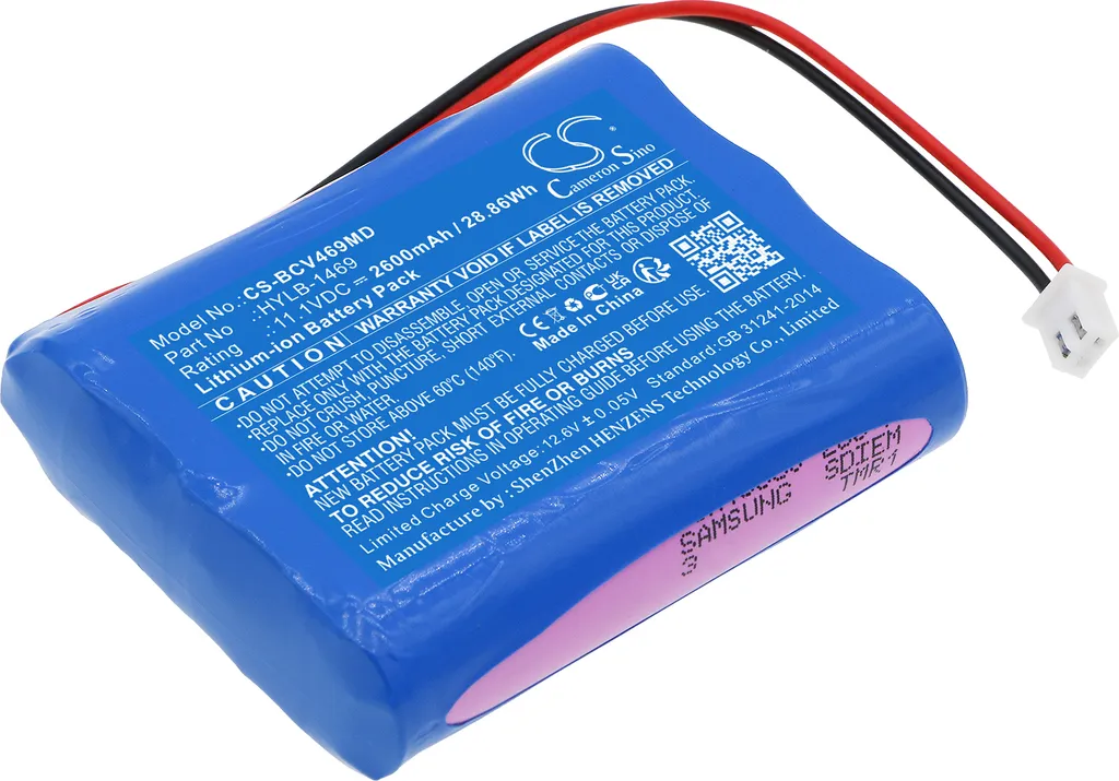 Réparer moniteur Biocare qui ne tient plus la charge : batterie HYLB-1469
