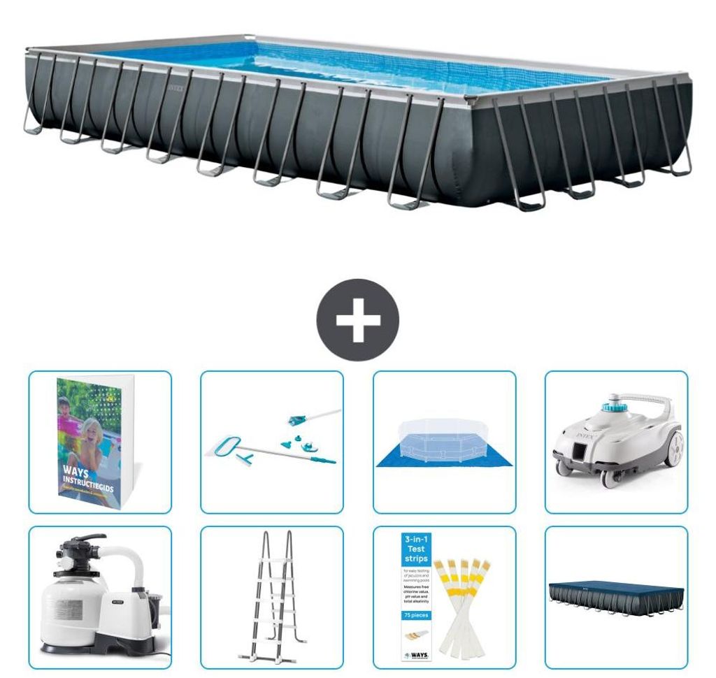 Ultra XTR Pool Rechteckig - 975x488x132 cm - 9-teilig S605