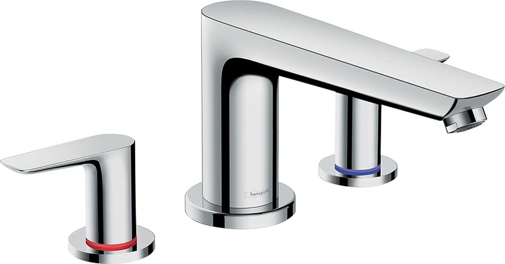 hansgrohe 3-Loch Wannenrandarmatur TALIS E chrom