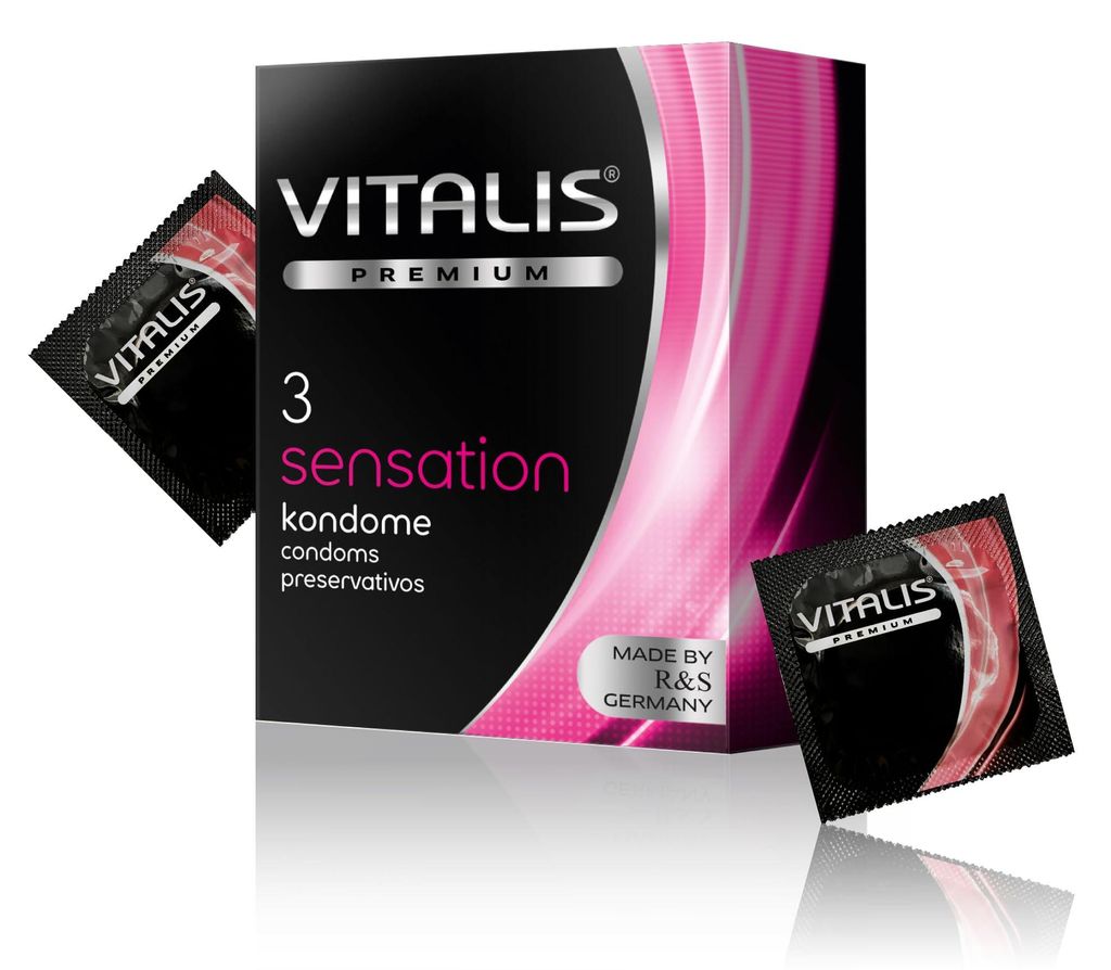 VITALIS Vitalis PREMIUM Sensation – 3 preservativi con effetto – immagine 1