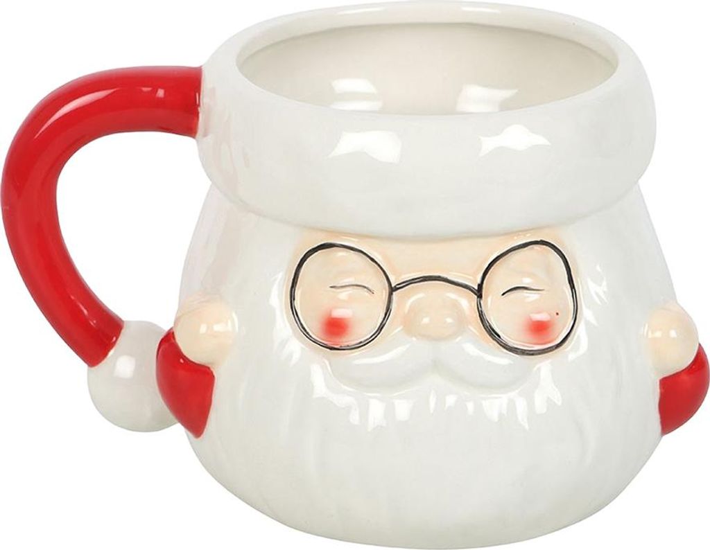 Something Different - Kaffeebecher, Nikolaus SD10207 (Einheitsgröße) (Weiß/Rot)