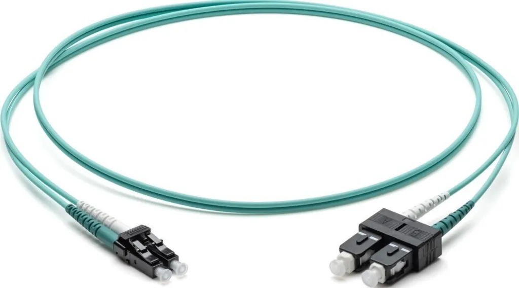 Câble patch fibre optique LC/SC Corning F055702T2Z20002M Duplex 2m