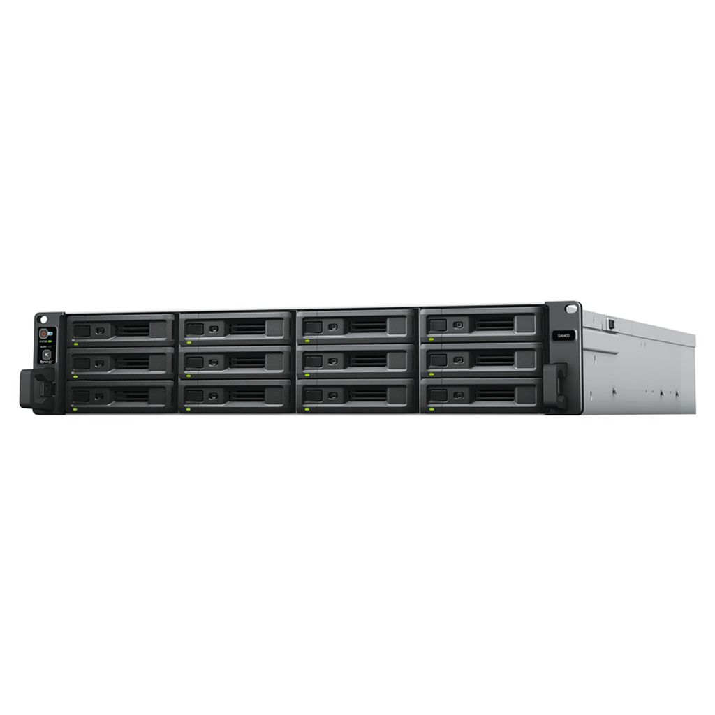 Synology SA6400 - NAS-Server - 12 Schächte - Rack - einbaufähig - RAID RAID 0, 1, 5, 6, 10, JBOD, RAID F1 - RAM 32 GB - Gigabit Ethernet / 10 Gig...
