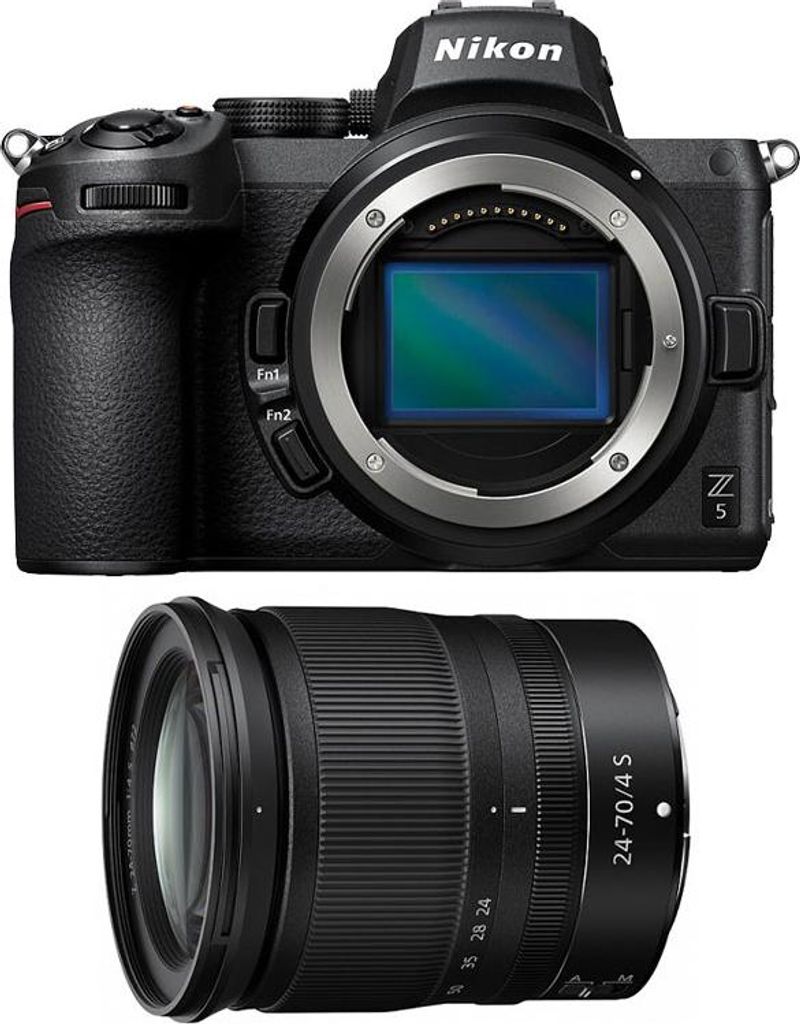 Nikon Z 5, 24,3 MP, 6016 x 4016 Pixel, CMOS, 4K Ultra HD, Produktbild 