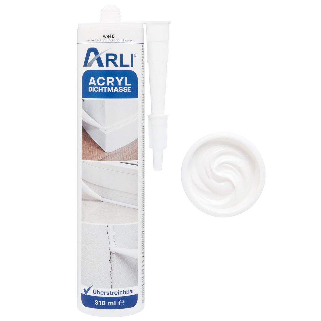 ARLI Acryl 310ml weiß überstreichbare Dichtstoff Universal Produktbild 