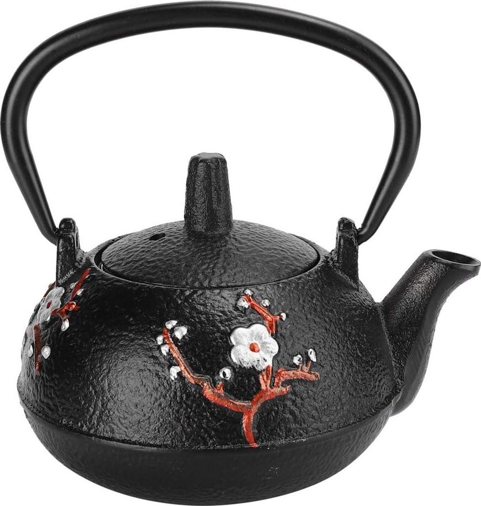Japanische Tetsubin-Teekanne - Gusseiserne Teekanne - Teekanne für Herdplatte - Tee Geschenk Dekoration 0,3L
