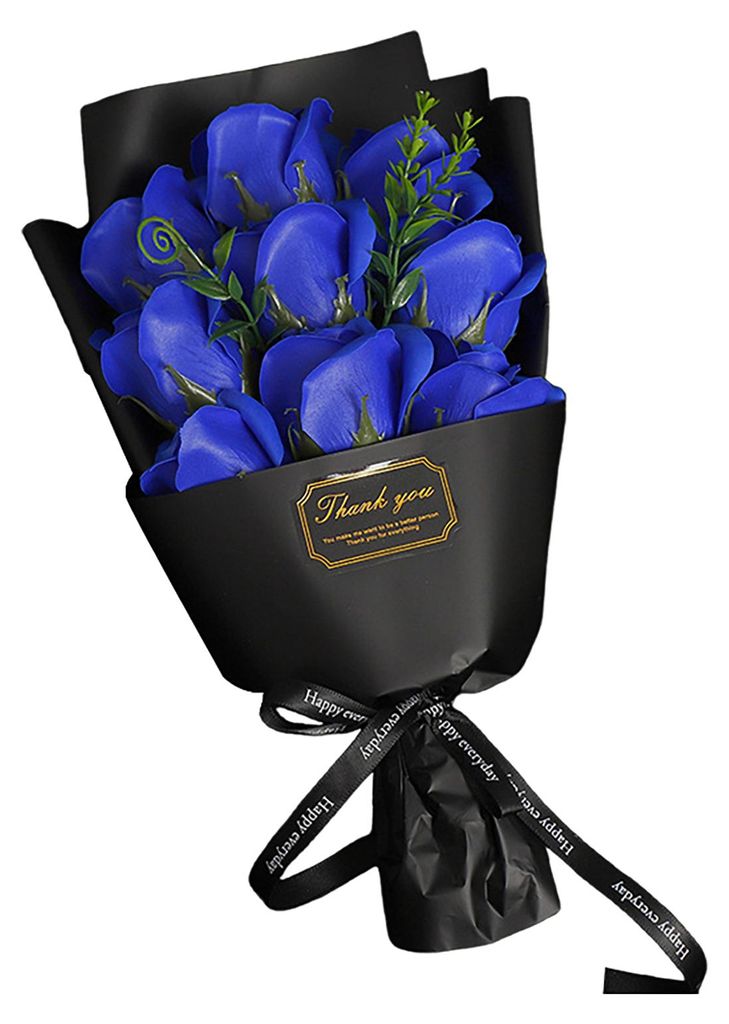 9-köpfiger künstlicher Rosenstrauß aus Seifenblumen – handgefertigte Dekoration zum Valentinstag, Jahrestag, Geburtstag – Geschenk für Frau...