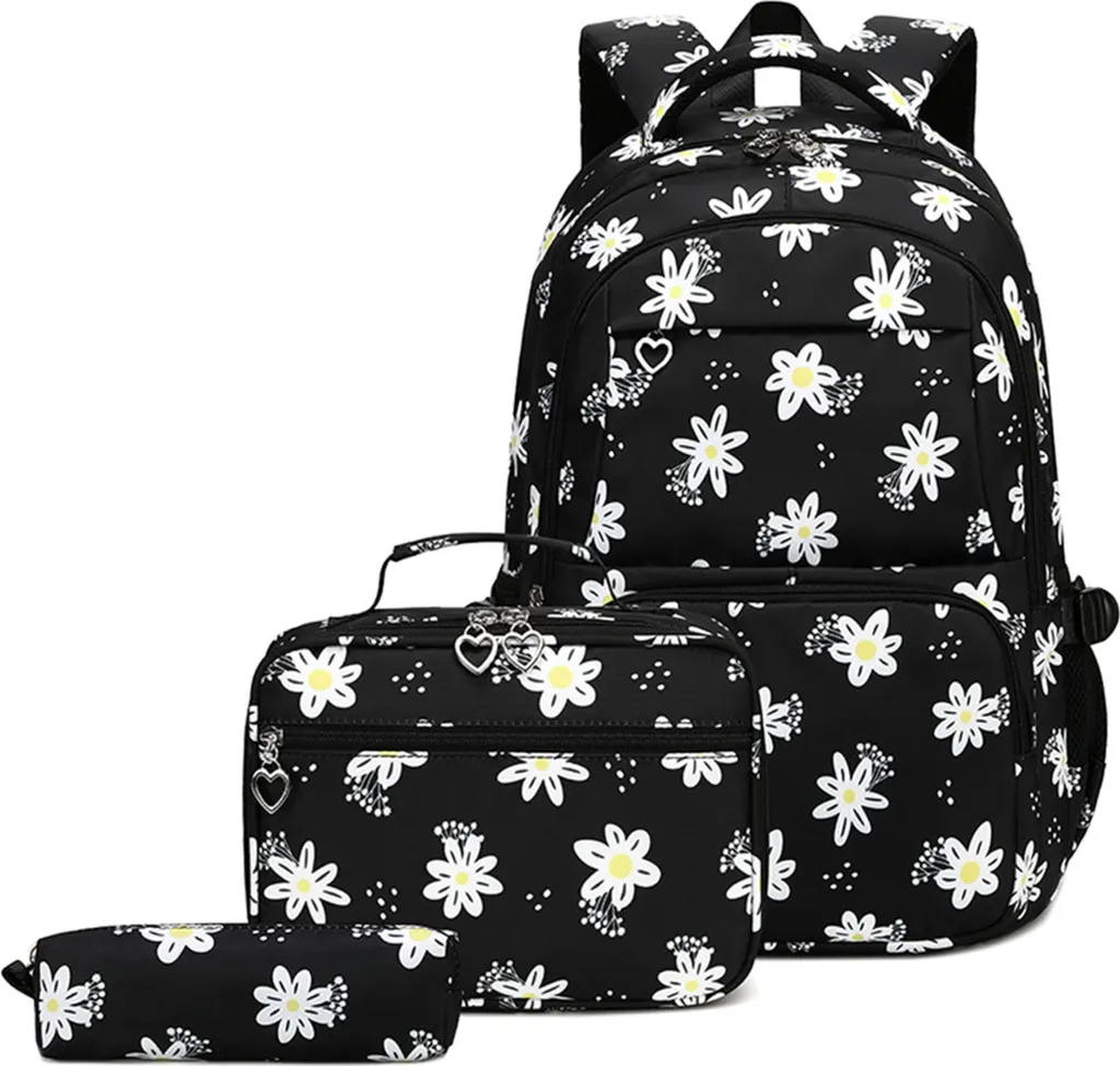 Sac d'école pour filles ado grand format et cartable imperméable