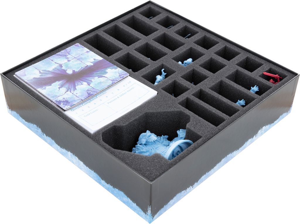 Feldherr Schaumstoff-Set+Halter für HeroQuest 2021 Eisige Schrecken Erweiterung