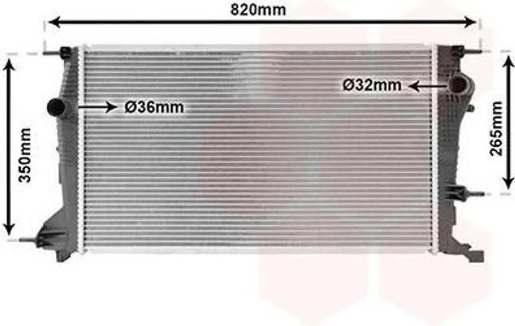 Évitez la surchauffe : Radiateur moteur 1710-21257 adaptable sur Renault