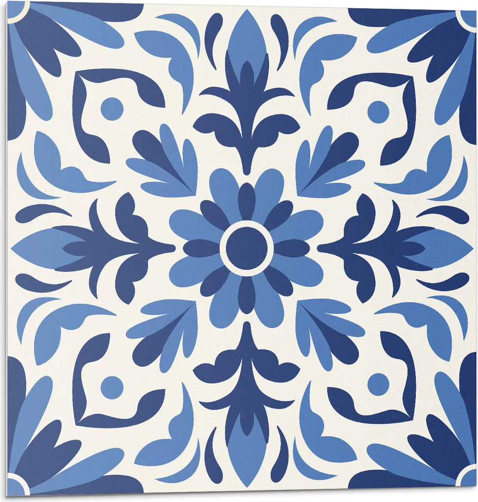 Decalcomanie Murali 3D Fiori - 20 Piastrelle Adesive per Casa Moderna