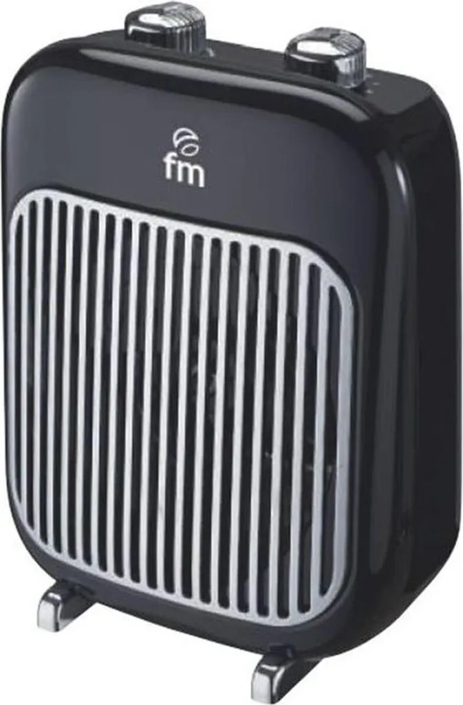 Chauffage Grupo FM TR-2000 Noir 2000 W idéal pour Salon et Grande Pièce