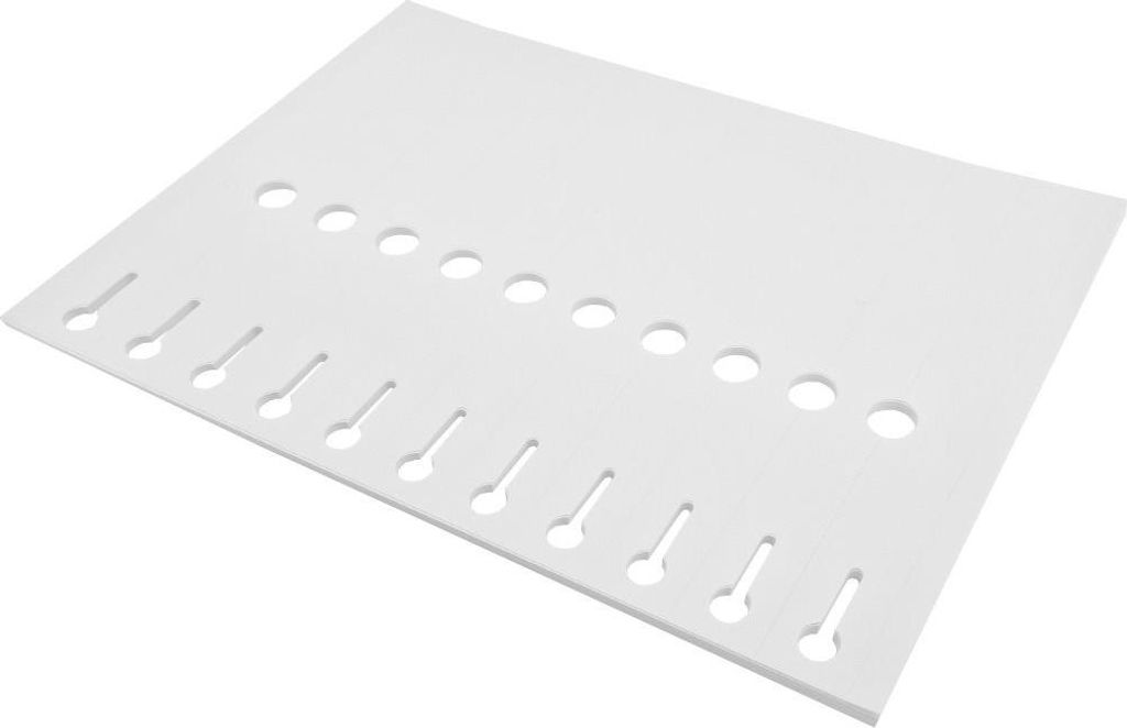 CombiCraft Weiße Schlaufenetiketten 210x25mm - 198 Stück auf 18 Bögen á 11 Etiketten - Laserdrucker geeignet - Beschreibbar - Mit praktischer P...