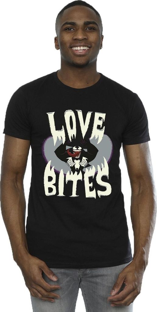 Marvel - "Love Bites" T-Shirt für Herren BI38151 (XL) Produktbild 