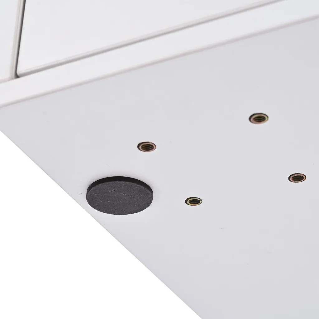 MODFU Coiffeuse Moderne avec Miroir Lumineux LED et Rangement Extensible