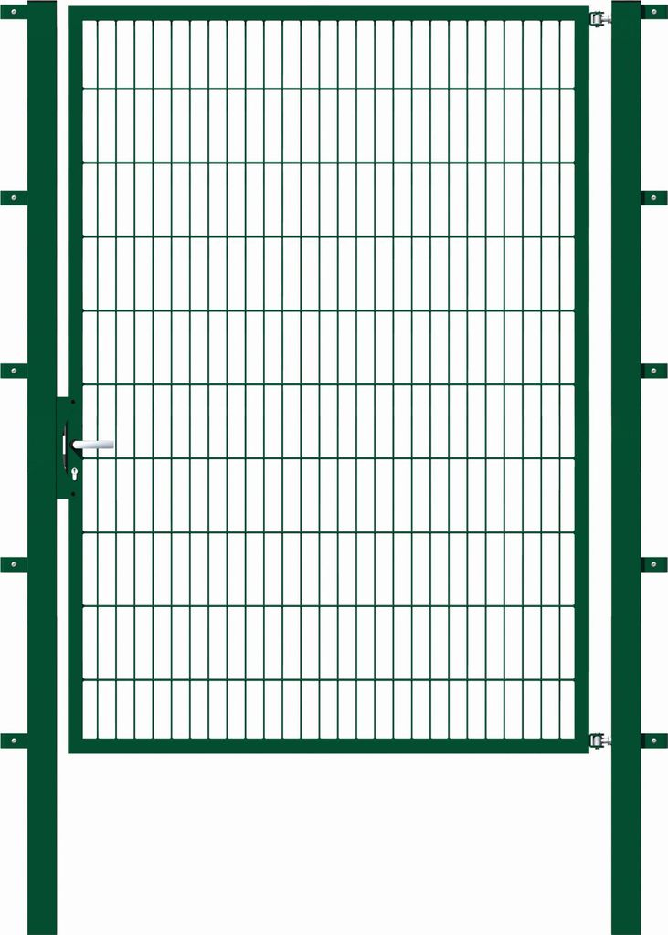 Alberts 647476 Cancello singolo Flexo con accessori, verde, Immagine del prodotto 