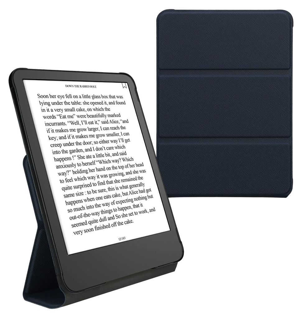 kwmobile Hülle für Amazon Kindle Paperwhite (2024)/Colorsoft Case - Schutzhülle aus Kunstleder - Magnetverschluss Cover mit Standfunktion in