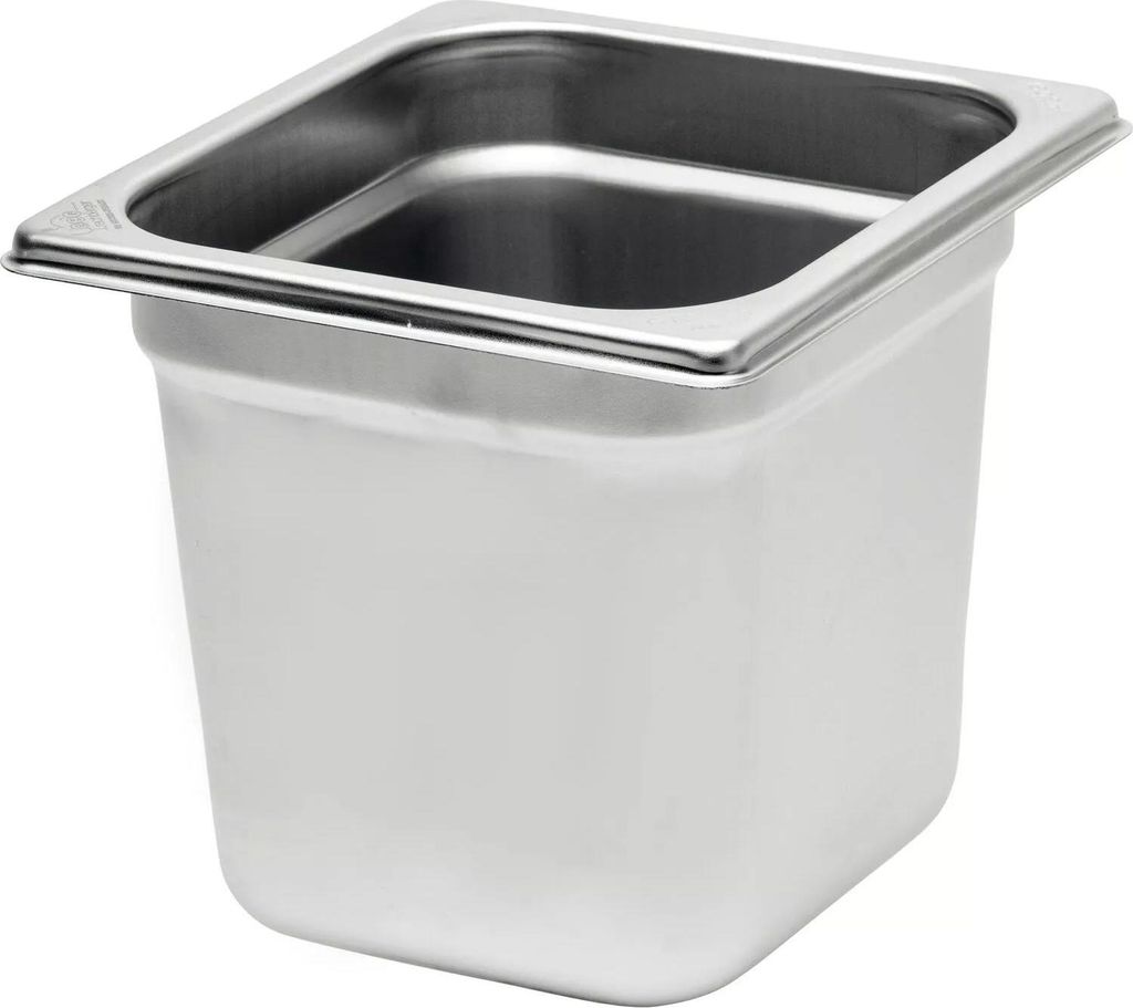 RIEBER GN-Behälter 1/6 18/10 Edelstahl, Tiefe: 150 mm, Inhalt: 2,10 Liter