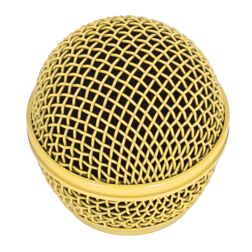 Griglia di ricambio del microfono, sostituzione della testa del microfono, testa a sfera di ricambio del microfono a griglia, testa a griglia del microfono a maglia, griglia a sfera di ricambio del microfono, griglia a maglia di ricambio per i microfoni SM58S - 3