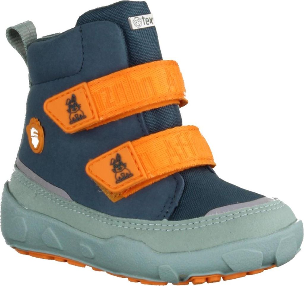 Affenzahn Winterstiefel Jungen Hase Mehrfarbig Barfußschuh
