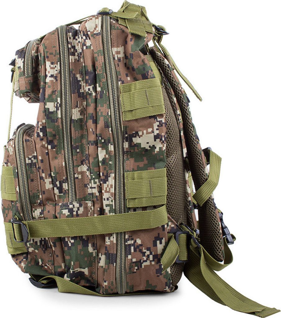 LA Police Gear Operator Taktischer Rucksack – Verstellbar, Mit MOLLE-System, Ideal Für Outdoor & Einsatz