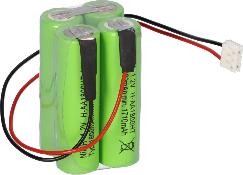 NiMH4820Q 4,8V NiMH Akku 1800mAh 32cm Kabel + Stecker