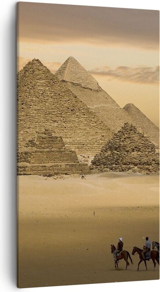 Bild auf Leinwand - Leinwandbild - Pyramide ägypten wüste - Produktbild 