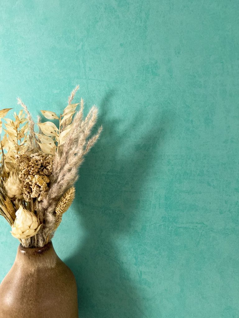 NEWROOM Tapete Türkis Vliestapete Unifarbe - Unitapete Uni Blau Einfarbig Struktur Einfarbig Modern Universal