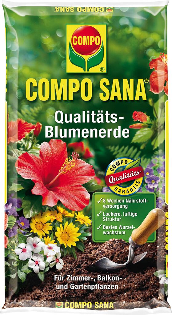 COMPO 11131 COMPO SANA Kvalitná zemina pre kvetináče, 10 Obrázok produktu 