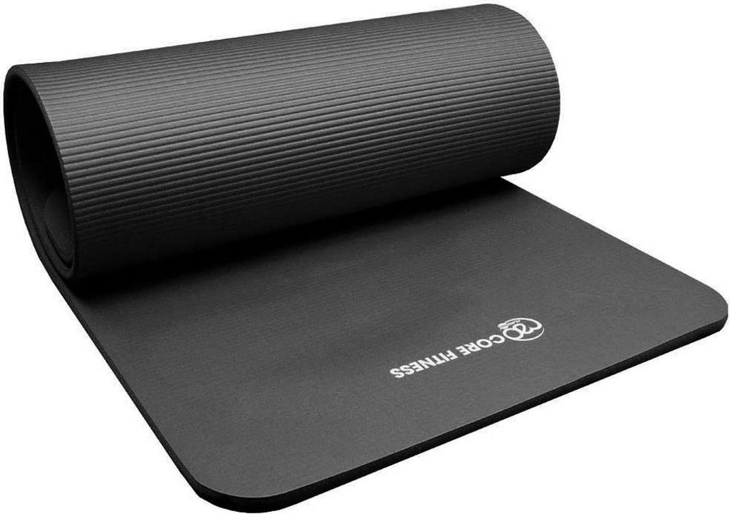 Fitness Mad - Yogamatte "NBR" RD2114 (Einheitsgröße) (Schwarz)