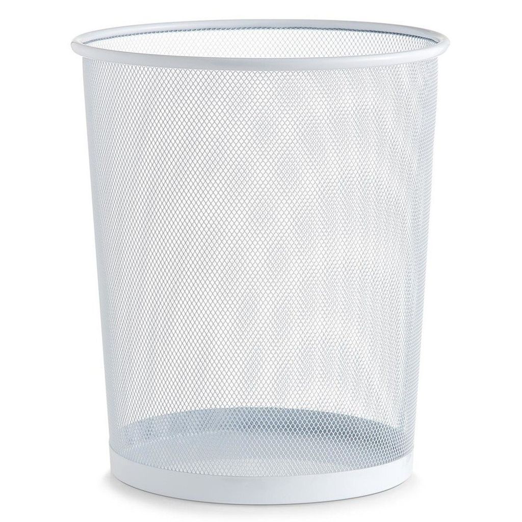 Zeller Papierkorb, Mesh, weiß - Ø29,5x35; 17724 Produktbild 