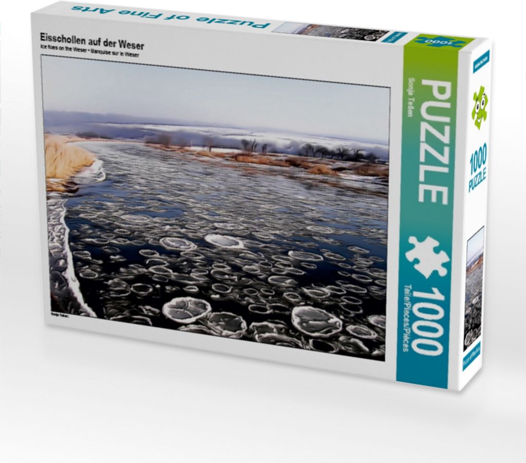 Calvendo Eisschollen auf der Weser 1000 Teile Puzzle quer 640x480mm, Teßen Sonja; 7430776