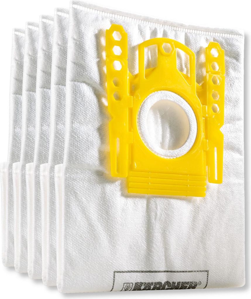 5 Original Kärcher Vlies-Staubsaugerbeutel für VC 6400 Filtertüten Staubbeutel