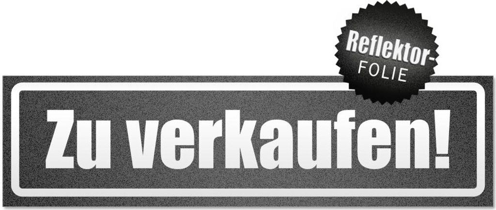 Zu verkaufen! Invertiert Magnetschild Schild magnetisch