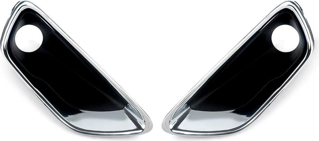 Nebelscheinwerfer-Rahmen Apexline – Chrom/Schwarz – Für Jeep Grand Cherokee (2017-2021) – Abdeckgitter-Set – Autozubehör