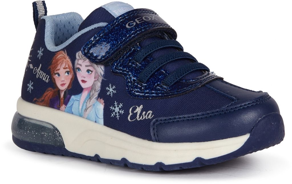 Geox Lights Blinkschuh Halbschuh Sneaker Spaceclub Disney Frozen Gr.24-35 EUR 35-blau