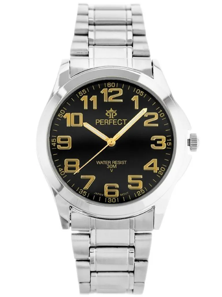 Orologio Perfect P012-2 zp304c da Uomo | Minimalismo Argento e Nero