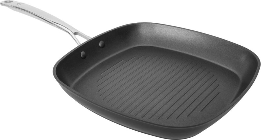 Shiori Aluguss Pro Steakpfanne mit Keramikbeschichtung, Induktion, 28x28 cm